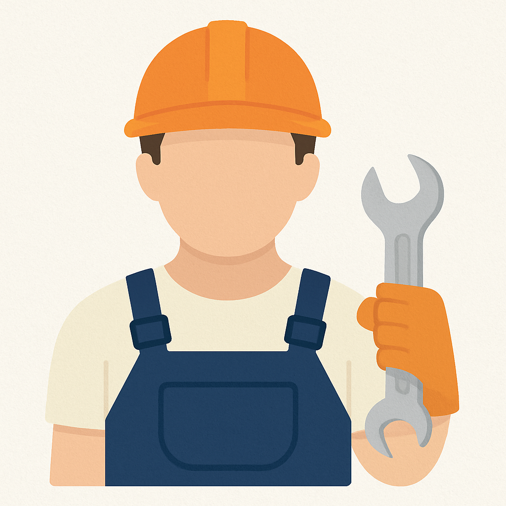 Ikon Teknisi Berpengalaman